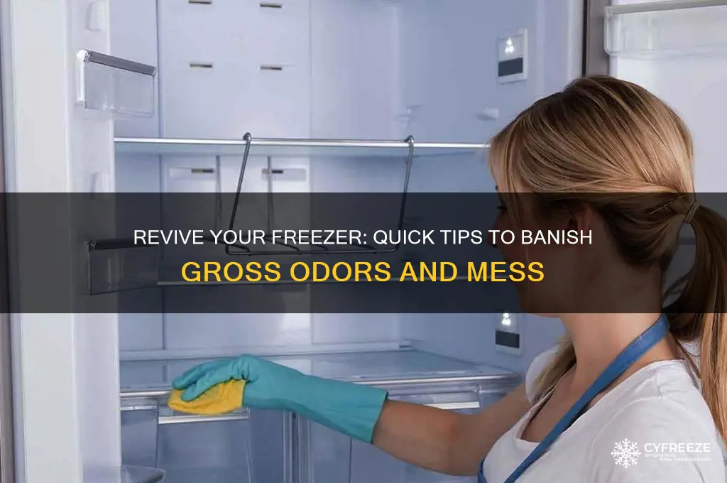 how to get rid of a gross freezer