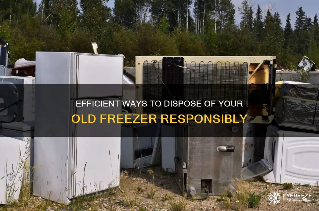 how to get rid of an old freezer