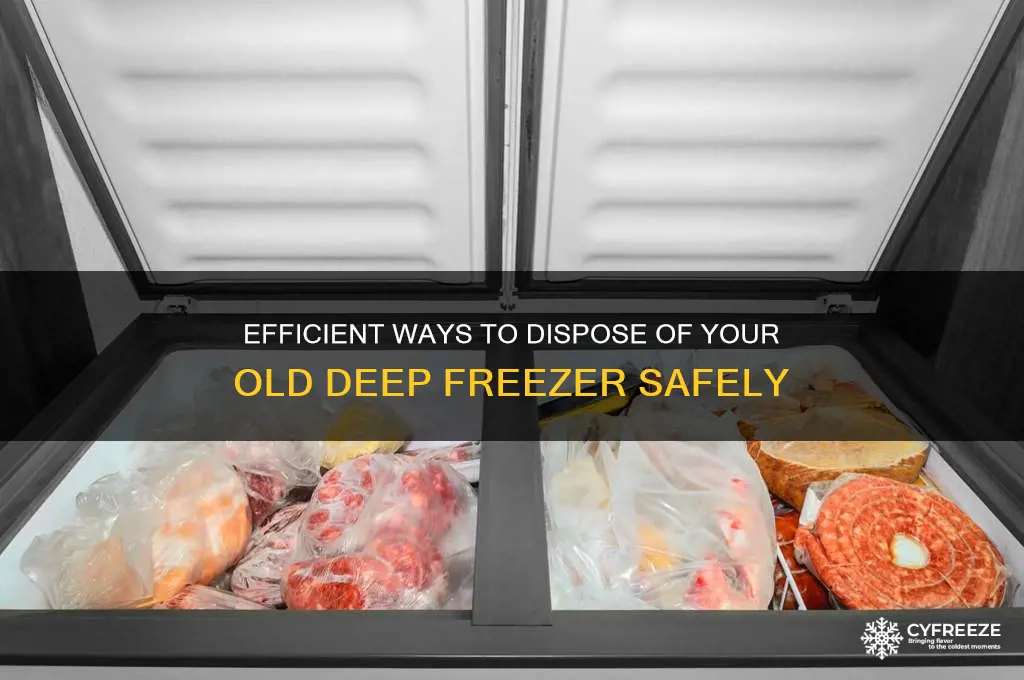 how to get rid of deep freezer