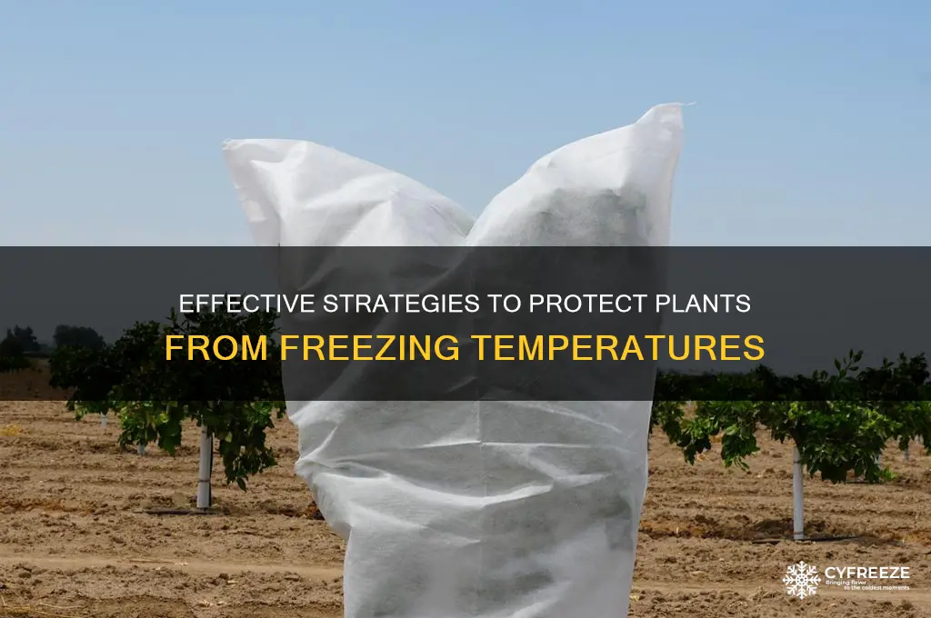 how to get rid of freeze on plants