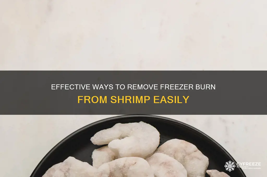 how to get rid of freezer burn on shrimp