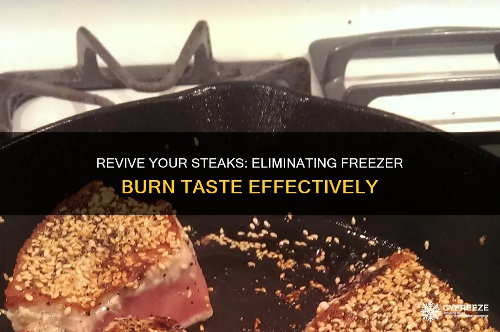 how to get rid of freezer burnt taste in steaks