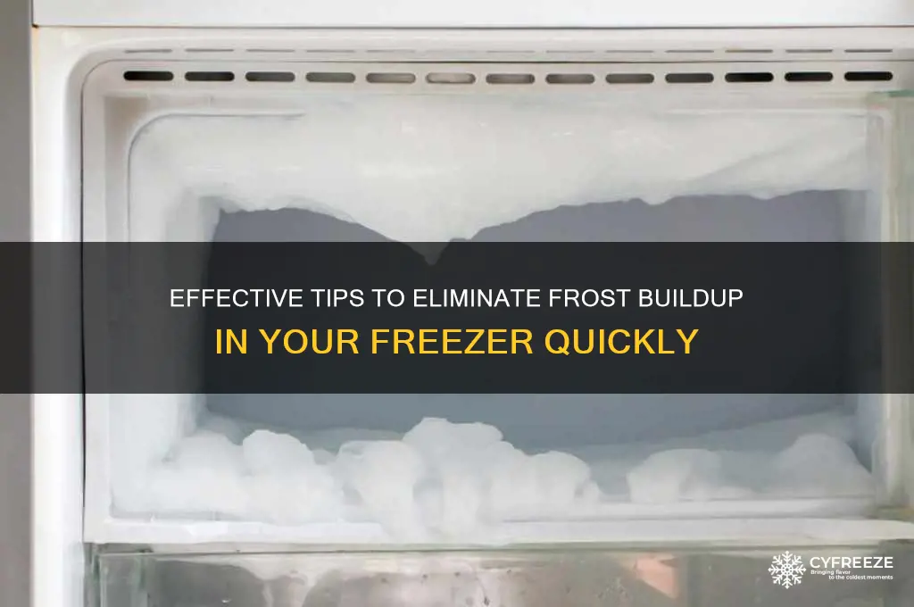 how to get rid of frost in freezer