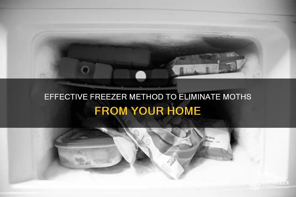 how to get rid of moths freezer