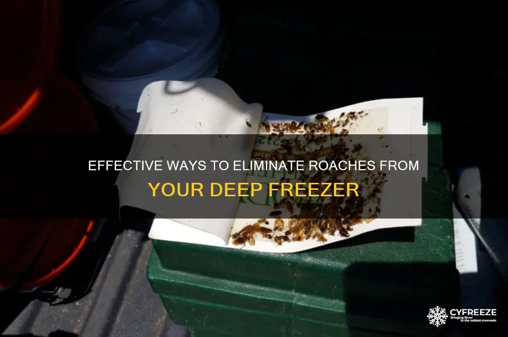 how to get rid of roaches in deep freezer