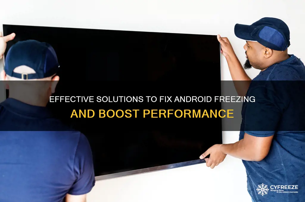 how to get ridof android freezing