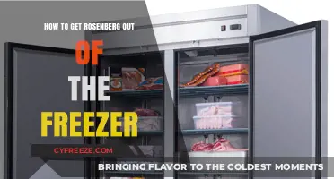 Thawing Rosenberg: A Step-by-Step Guide to Freezer Liberation