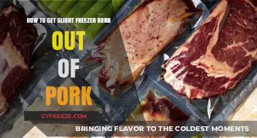 Reviving Pork: Simple Tips to Remove Slight Freezer Burn