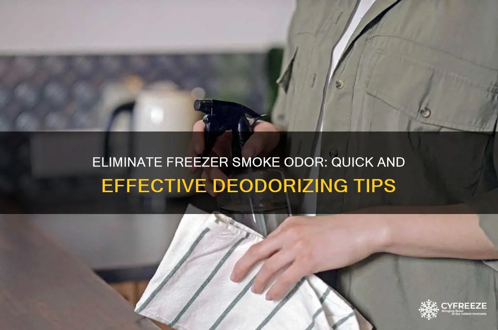 how to get smoke smell from the freezer