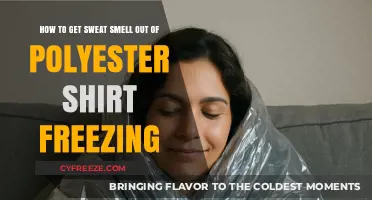 Freeze Away Sweat Odors: Effective Tips for Polyester Shirts