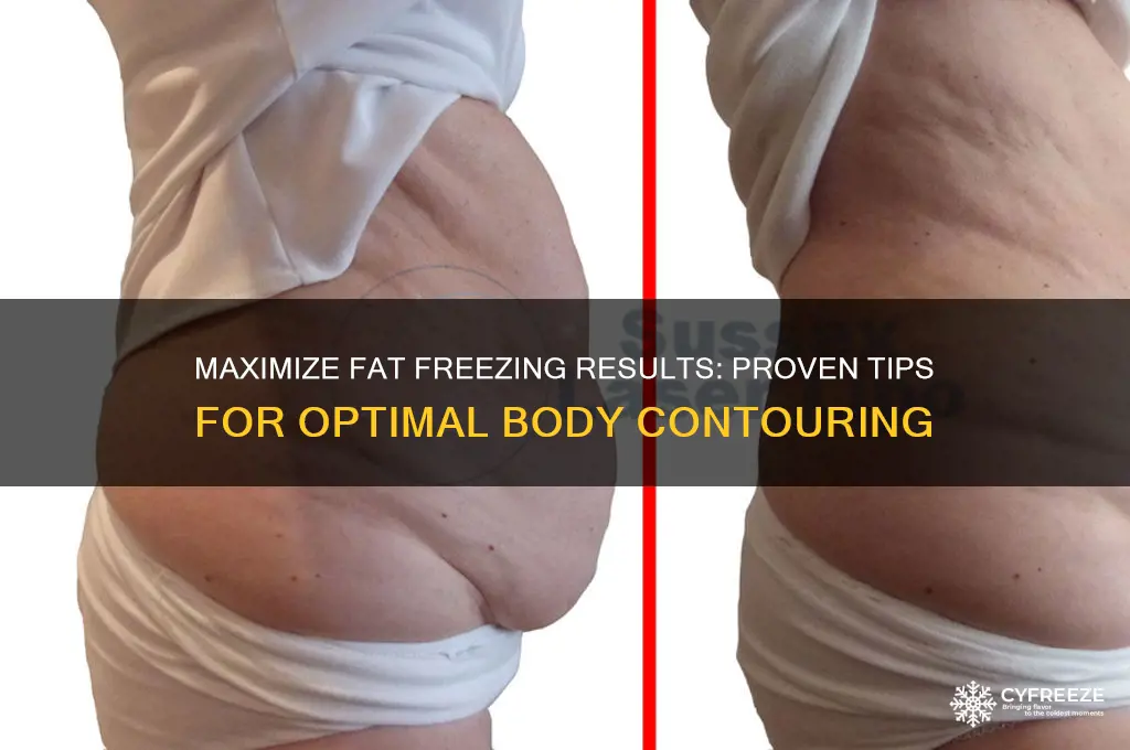 how to get the best results from fat freezing