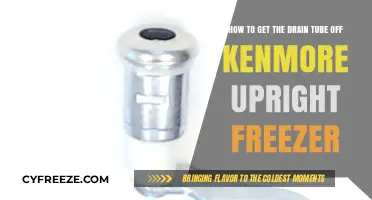 Easy Steps to Remove Drain Tube from Kenmore Upright Freezer