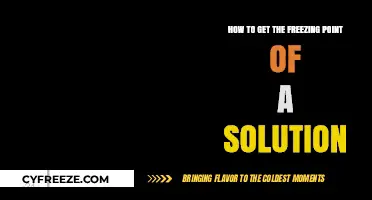 Mastering the Art of Determining Solution Freezing Points: A Comprehensive Guide