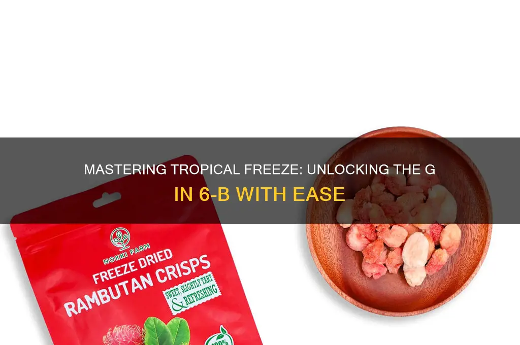 how to get the g in 6-b tropical freeze