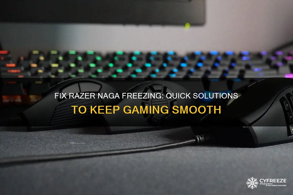 how to get the razer naga to stop freezing