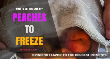 Easy Peeling: How to Remove Peach Skins for Freezing