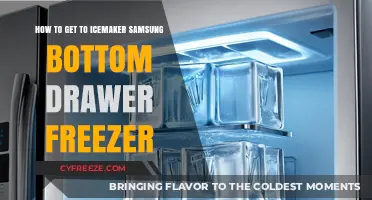Accessing Your Samsung Bottom Drawer Freezer's Icemaker: A Simple Guide