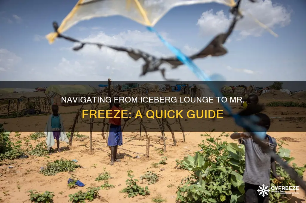 how to get to mr freeze from the iceberg lounge