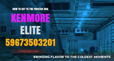 Accessing the Freezer Coil in Kenmore Elite 59673503201: A Guide