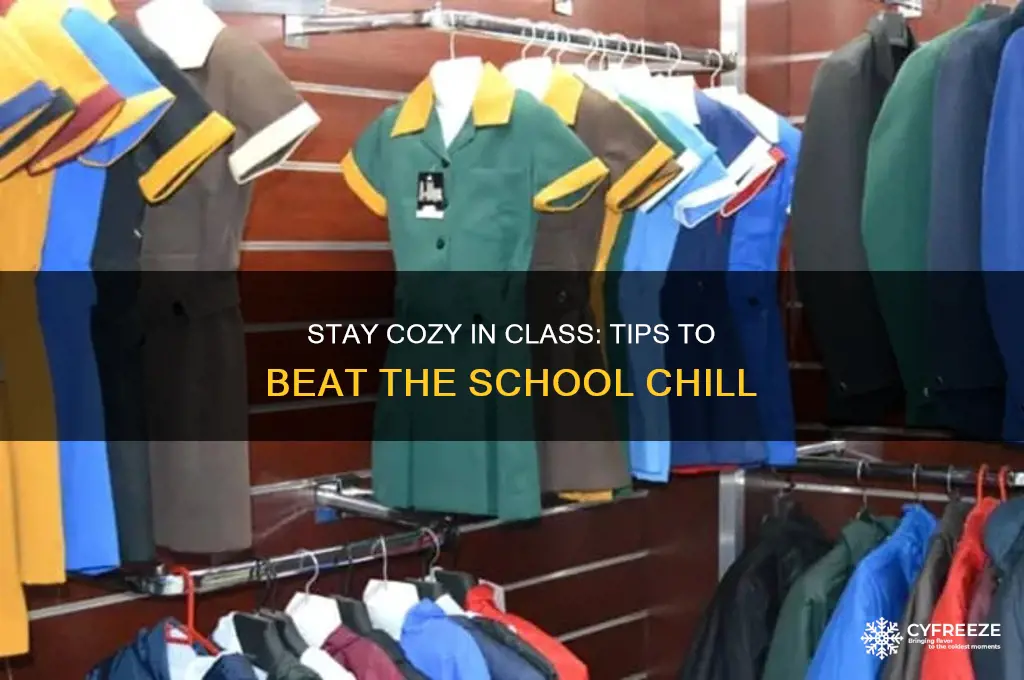 how to get warm when your school is freezing