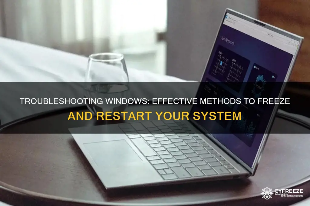 how to get windows to freeze and restart