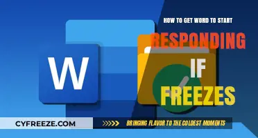 Unfreeze Word: Quick Fixes to Get Microsoft Word Responding Again