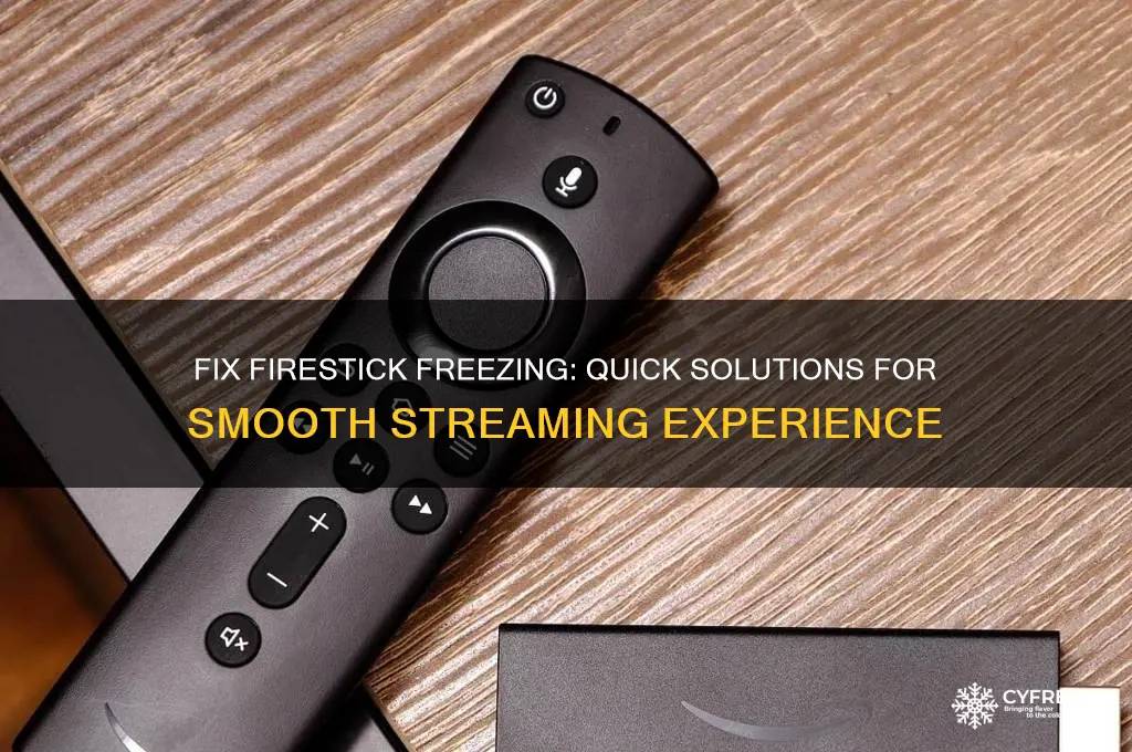 how to get your firestick to stop freezing