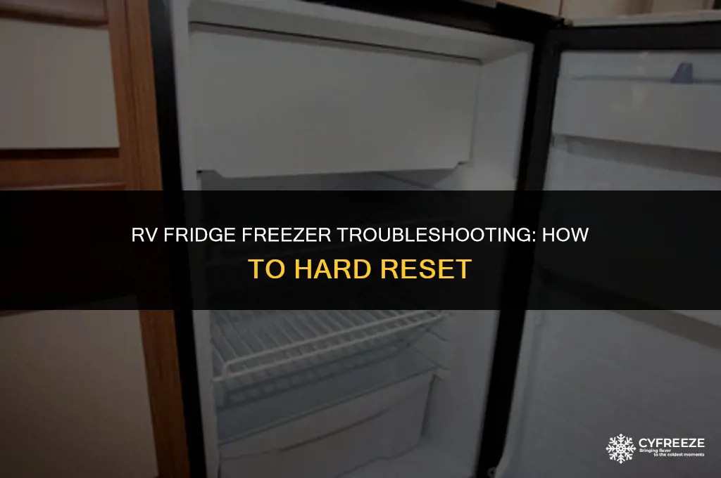 how to hard reset rv fridge freezer