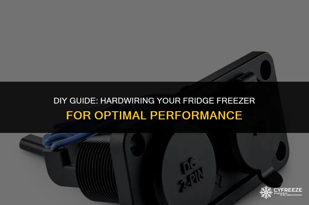 how to hardwire a fridge freezer