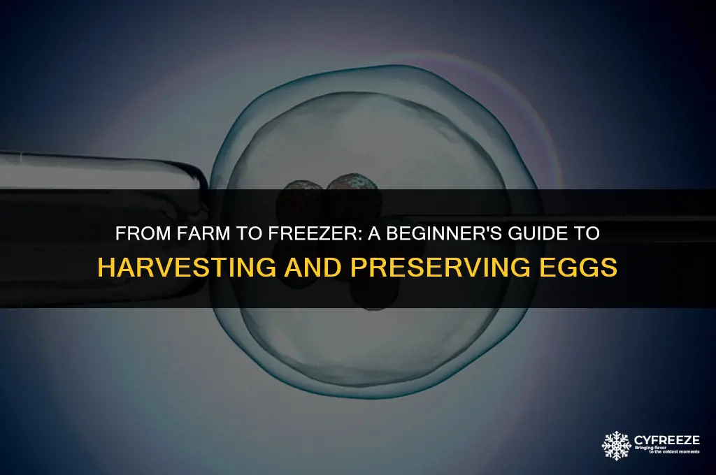 how to harvest and freeze eggs