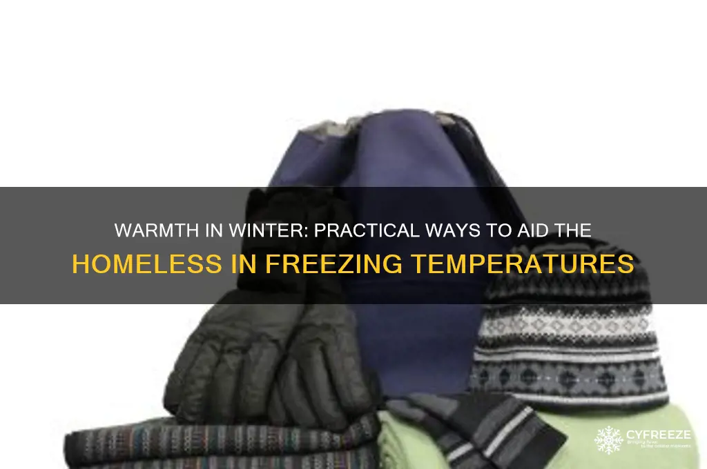 how to help homeless freezing temperatures