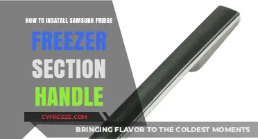 Samsung Fridge Freezer Handle Installation: A Step-by-Step Guide