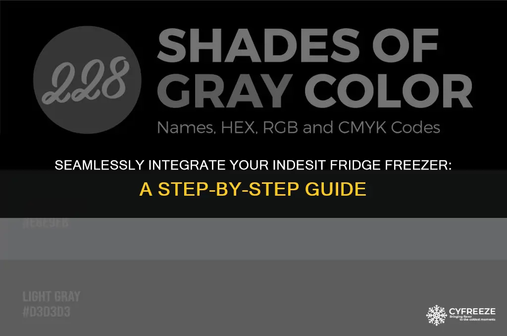 how to install indesit integrated fridge freezer