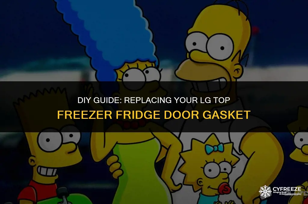how to install lg fridge door gasket on top freezer