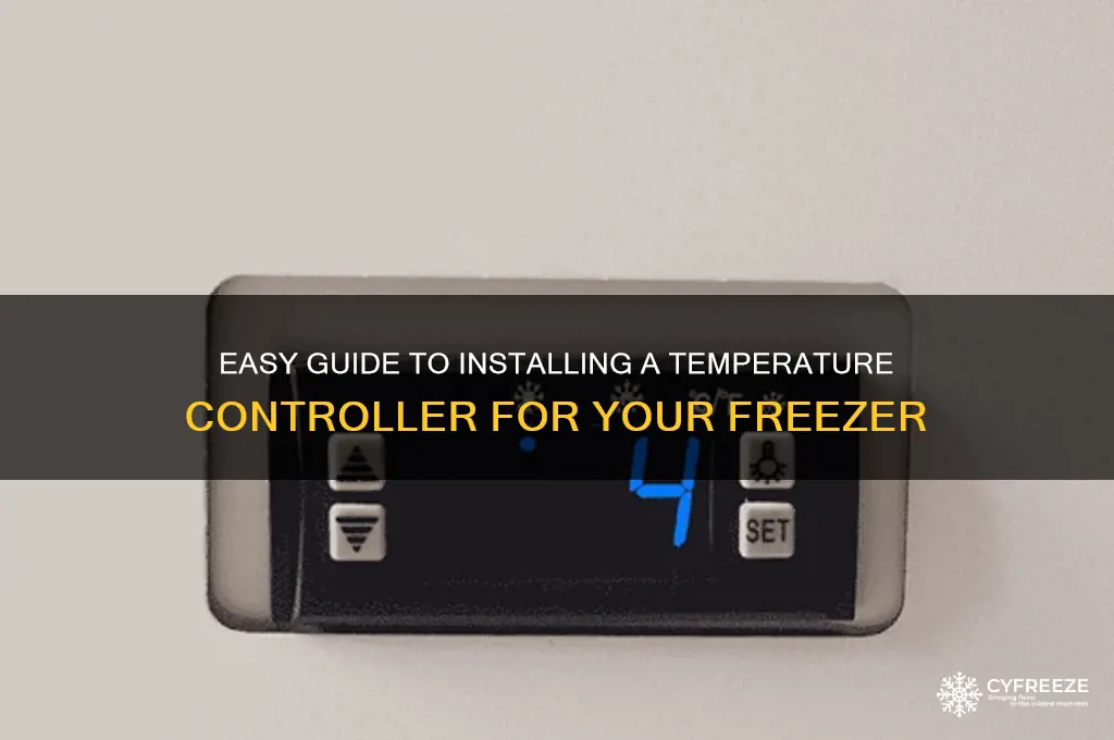 how to install temperature controller freezer