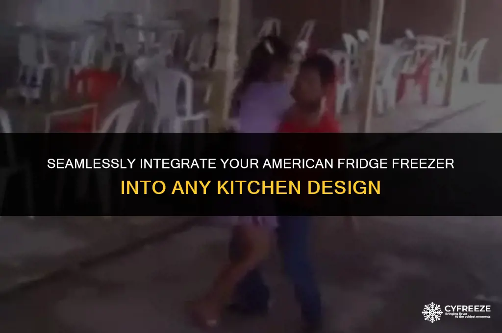 how to integrate american fridge freezer
