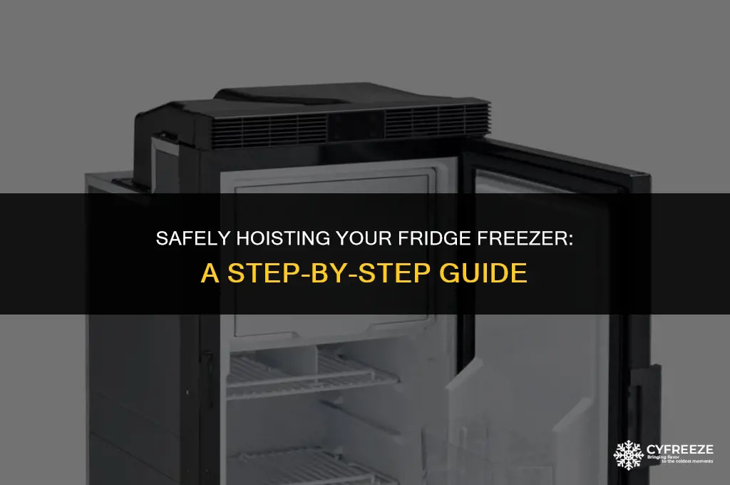 how to lift a fridge freezer