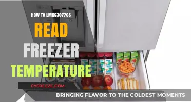 Mastering the LMXS30776S: Accurately Reading Your Freezer Temperature