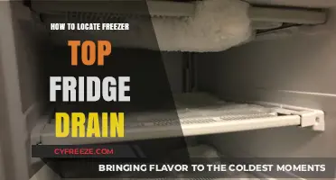 Finding Your Freezer Top Fridge Drain: A Simple Guide