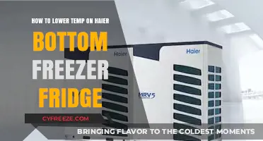 Chill Out: Easy Steps to Lower Your Haier Bottom Freezer Fridge Temperature