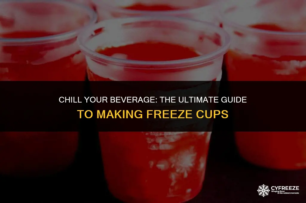 how to make a freeze cup