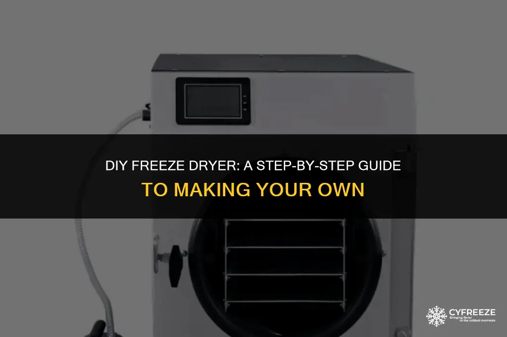 how to make a freeze dryer
