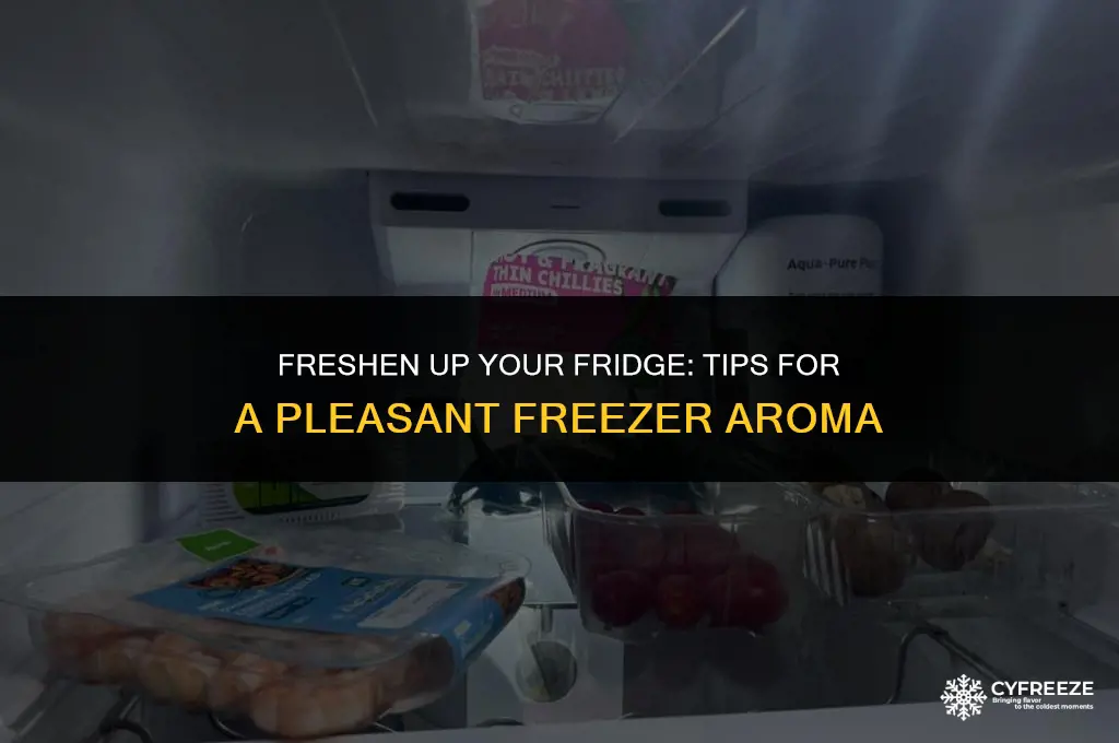 how to make a fridge freezer smell nice