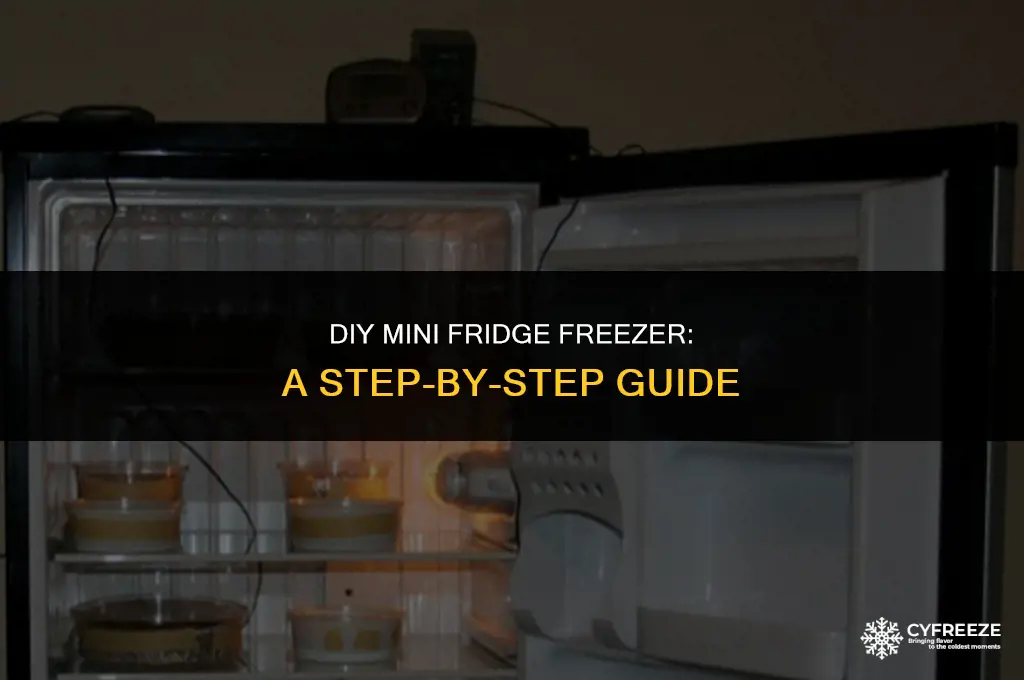 how to make a mini fridge freezer