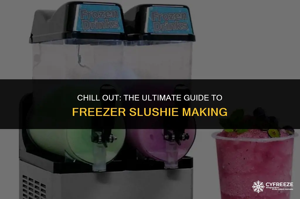 how to make a slushie in the freezer
