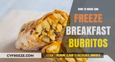 Easy Breakfast Burrito Recipe: Make Ahead and Freeze