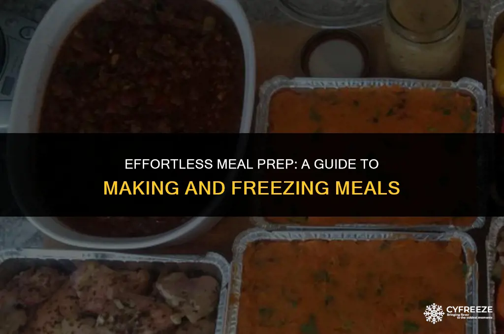 how to make and freeze meals