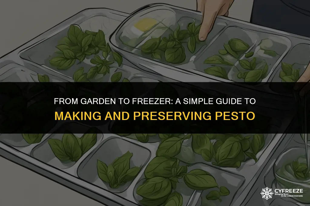 how to make and freeze pesto