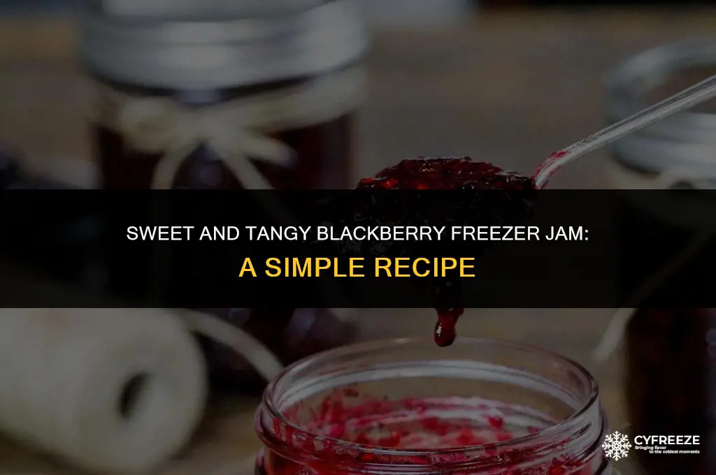 how to make blackberry freezer jam