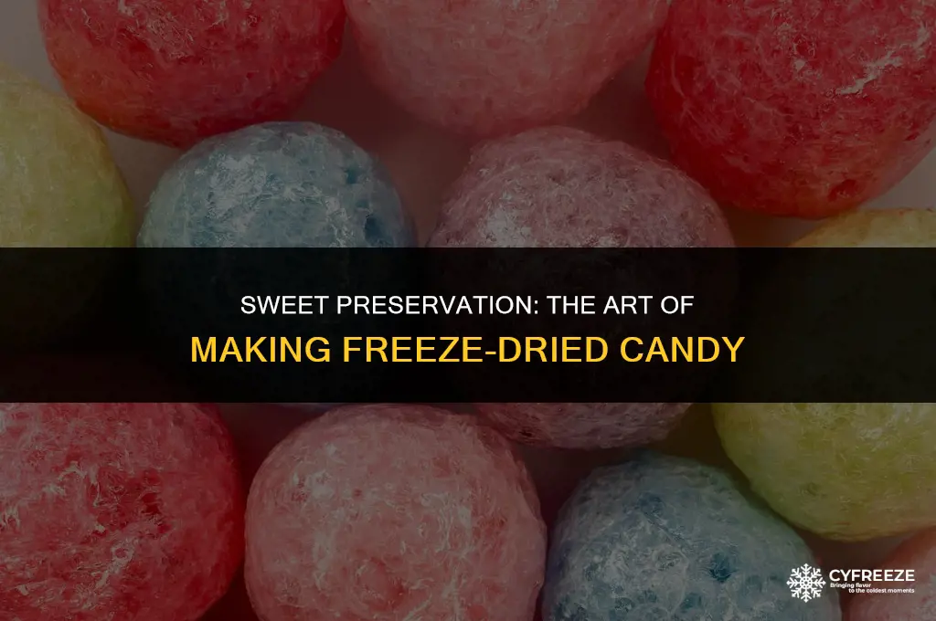 how to make freeze dried candy